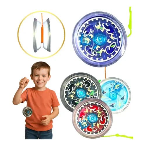 Io-io (ioio,yoyo) Rolamento Profissional E Infantil Com Led