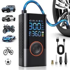 Bomba de ar para carro sem fio, venda quente transfronteiriça, elétrica, inteligente, portátil, Off-Road, bicicleta, car