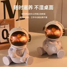 Novo astronauta USB umidificador escritório em casa quarto carro difusor de Aroma de ar Mini umidificador atacado