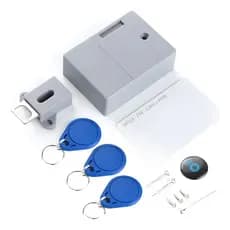 Fechadura Inteligente Com Sensor De Cartão IC JESTINE , Trava De Invisível RFID Durável , Eletrônica De Gaveta Sem Chave