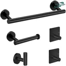 40CM/60CM Kit Acessórios Banheiro Dourado Toalheiros Suportes Para Papel Higiênico 5 Peças Yesop