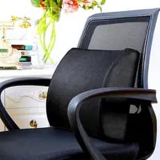 Apoio Lombar Almofada Corretor Postura Suporte Coluna Cadeira Home Office