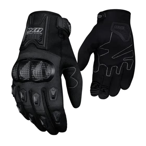 Luva Arejada Proteção Original X11 Blackout 2 Moto Motoqueiro Motociclista Masculina e Feminina