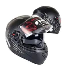 Capacete Integral GTX CLASSIC Óculos interno Preto Fosco FW3 Moto Motoqueiro Motociclista Motoboy