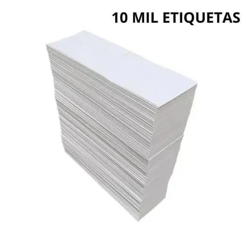 10000 Etiqueta Térmica Papel Adesivo Impressão Resma 10x15CM Papel Térmico c/ Serrilha para Destacar