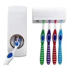 Suporte Escova Dental Dispenser Pasta Dente Automático