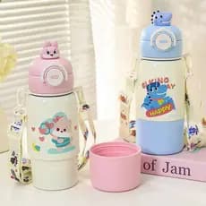 Copo Garrafa Térmica fofos Personagem Infantil 480ml