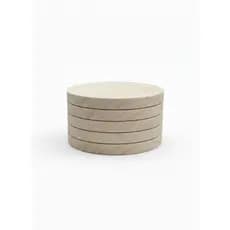 Bolacha Madeira Kit placa Pinus Multiuso 23 cm  - KIT COM ATE 10 UNIDADES