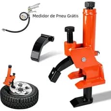 Desmontador de Pneu Manual com Calibrador para Pneus 38 42 Pol Caminhão Trator Agrícola Ônibus ATV