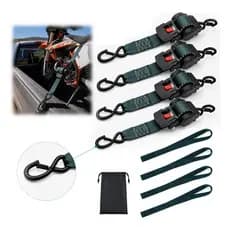 Kit 4 Cintas De Catraca Retráteis 800kg Caixa Cinta Para Carga Catraca Automática Retrátil