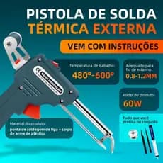 Soldagem portátil de arame, portátil de 60w, ferramenta de soldagem de ferro aquecimento automático