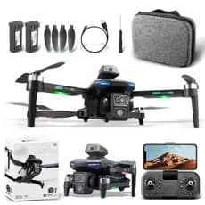 XT606 Drone 8K Dual Camera Brushless Motor RC Quadcopter Profissional Helicóptero Dobrável