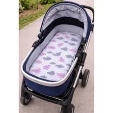 Colchonete Para Carrinho De Bebê Medida 67X35X2 cm Universal