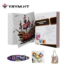 Papel de sublimação A4 de transferência de calor para camisetas DIY Tecidos de almofada Canecas 120g