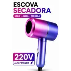 Secador de Cabelo Portátil Dobrável 220V Compacto Mini Secagem Rápida Leve para Viagem Profissional