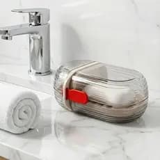 Caixa de Sabonete PortátilDrenagem Eficiente e Design Sofisticado
