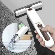 Mini Rodo Esfregão Portatil Sem Molhar As Mãos Mop Absorvente Limpeza Mesa Janela