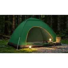 Barraca de Camping Portátil 2-3 Pessoas Impermeável Resistente ao Vento para Acampamento ao Ar Livre