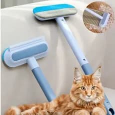 Escova Removedor De Pelos Pet Cachorro Gatos Cabo Retrátil Multifuncional Para Sofá Tapete Casa