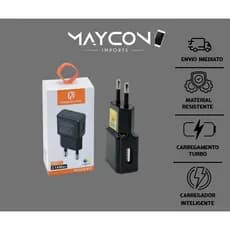Carregador Fonte USB Bivolt de Alta Velocidade 110V-240V, 50/60Hz SAIDA DC5V