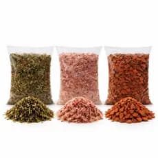 Kit Casca de Pinus, Musgo Verde e Musgo Sphagnum, substrato para Orquídeas, manutenção de Orquídeas e Vasos cultivo deco