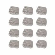kit com 12 Barras de Argila Escolar Cinza, 12 Kg total, Argila de Modelar para Artesanatos e Escola.