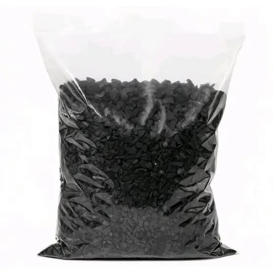 Carvão Triturado para Plantas 3 Litros. Substrato para Orquídeas, suculentas e Jardinagem. alta Drenagem e aeração.