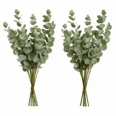 kit com 2 Buquê de Eucalipto Natural Seco Desidratado para Arranjos, Decoração e Aromatizar Banheiros.