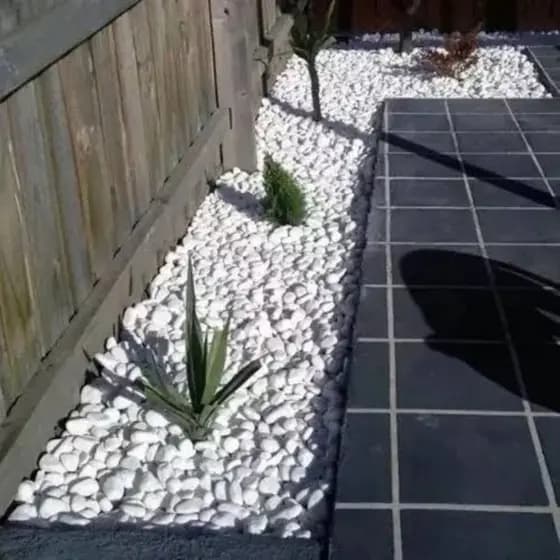 Pedra Dolomita 2kg até 10kg para Jardim, Seixo Branco para decoração de Jardim e Vasos Ornamental, Pedra Branca