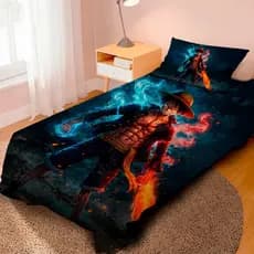 Lençol Cobre Leito Cama De Solteiro + Fronha One Piece