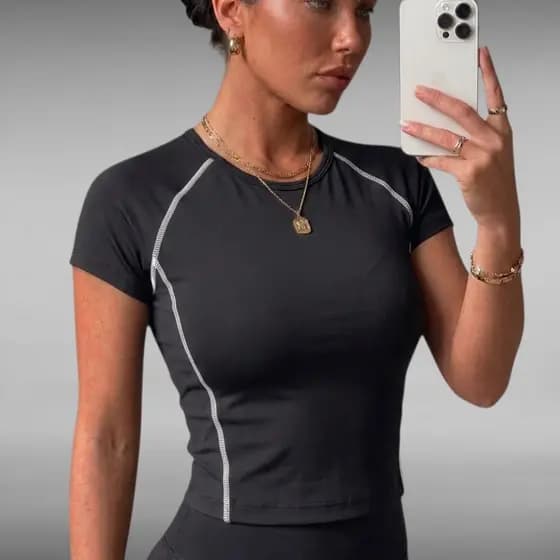 Blusa de Compressão Feminina Termica UV Academia Treino