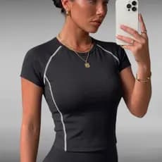 Blusa de Compressão Feminina Termica UV Academia Treino