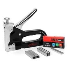 Grampeador Tapeceiro Alta Pressao Profissional + 200 Grampos