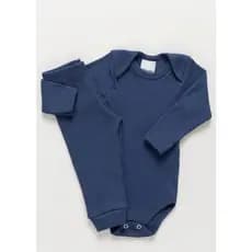Conjunto Body e Calça Antialérgico Bebê Canelado 100% Algodão Premium