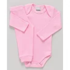 Conjunto Body e Calça Antialérgico Bebê Canelado 100% Algodão