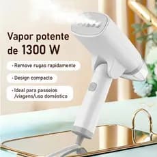 Passadeira Vapor Portátil 1300W, Poderosa e Compacta, Para Casa e Viagem, 220V