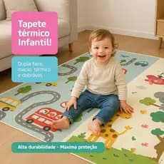 Tapete dobrável para bebês engatinharem com espessura reforçada adequado para uso como tapete de chão ecológico e inodor
