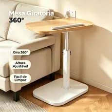 Mesa lateral moderna para sala de estar e quarto - Mesa de centro pequena de madeira com base e mesa lateral