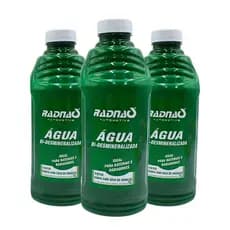 Kit 3 Água Bi Desmineralizada Radiadores Bateria 1l Radnaq