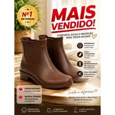 Bota Galocha Impermeável Antiderrapante Para chuva Trabalho Pesca Jardim e Jardinagem Unissex