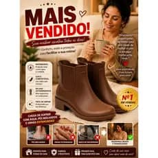 Bota Feminina Galocha Cano Curto Impermeável Confortável Leve Antiderrapante Chelsea Chuva Casual Moda Inverno Trabalho
