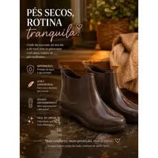Botina Impermeável Cano Curto Unissex PVC Leve Confortável Antiderrapante para Chuva Jardim Limpeza Trabalho Dia a Dia M