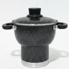 Cuscuzeiro Grande Tradicional Reforçado 1.2L Panela Cuscuz Cuscuzeira