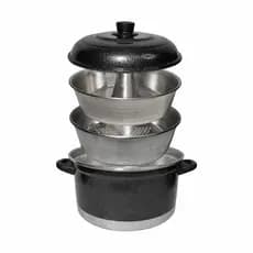 Panela Multi Uso 3 em 1 Forma De Pudim Legumes no Vapor Pudinzeira Legumes Arroz Cuscuz ENVIO RAPIDO