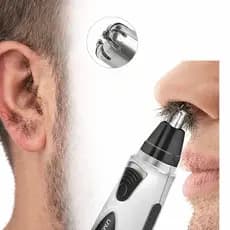 Aparador de Pelos Nasal e orelha - Lâmina de Aço Inoxidável, Motor Potente, Design Ergonômico