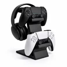 Suporte para Controle PS5 e Headset | Moderno, Resistente e Organizador Gamer