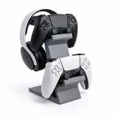 Suporte para Controle PS5 e Headset | Moderno, Resistente e Organizador Gamer