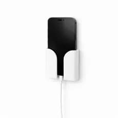 Suporte de Parede para Celular com Organizador de Cabo – Prático, Moderno e Seguro