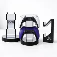 Suporte para Controle PS5 | Organizador Gamer Vertical | Base Antiderrapante | 17cm