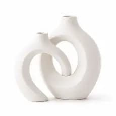 Vaso Decorativo Moderno Minimalista Estilo Escandinavo Sala Mesa Centro
